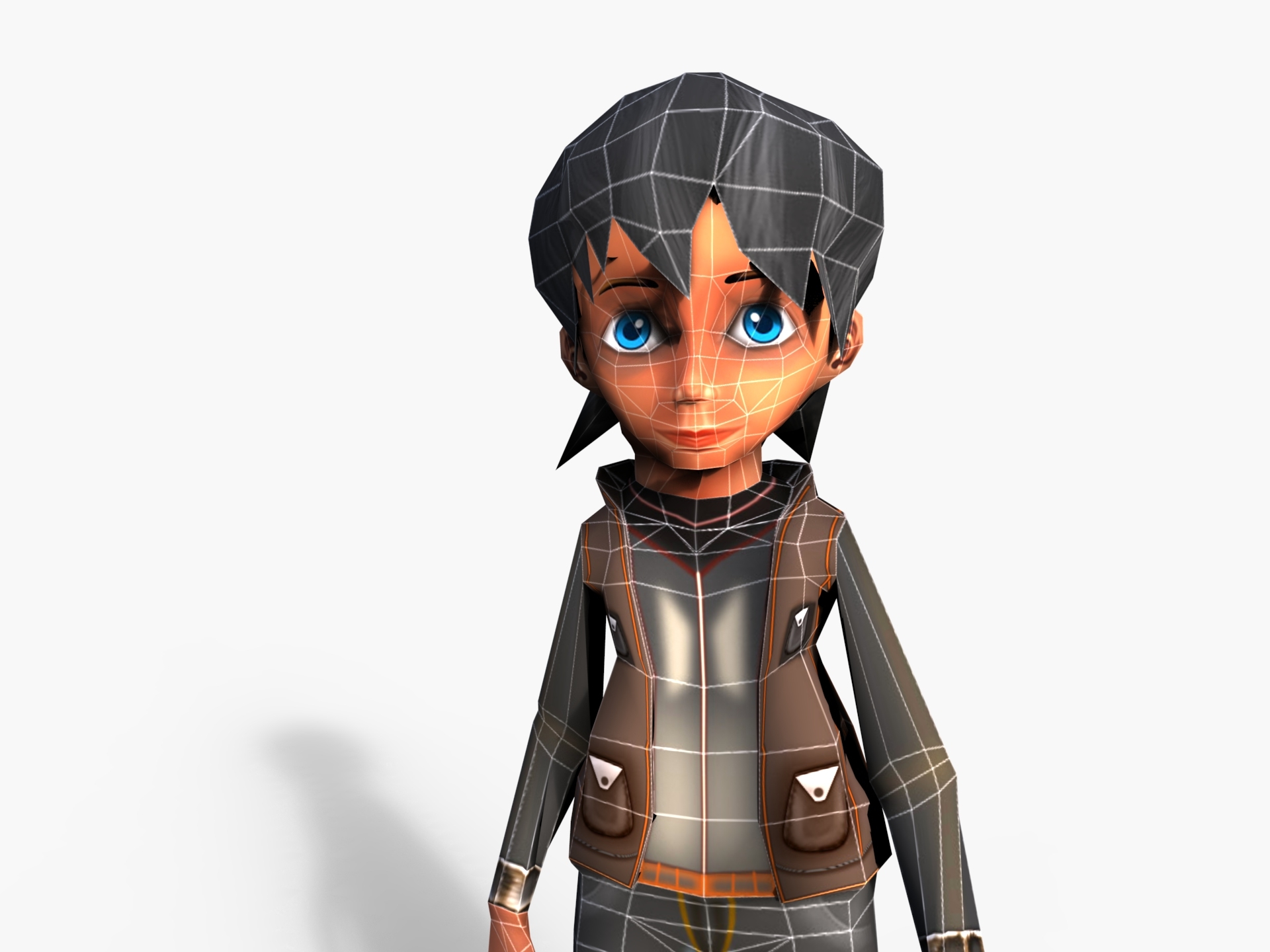 卡通男孩3d模型