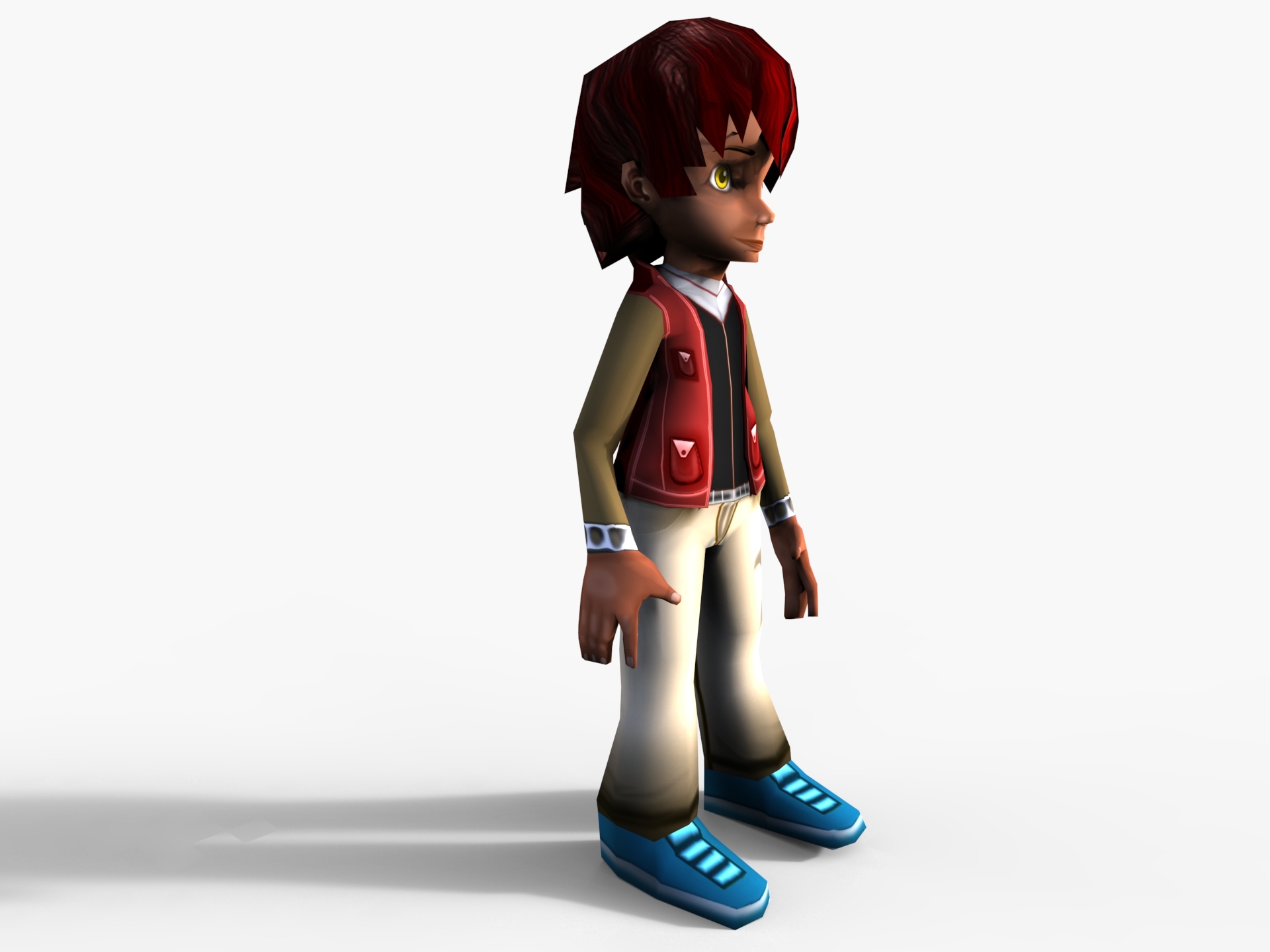 卡通男孩3d模型