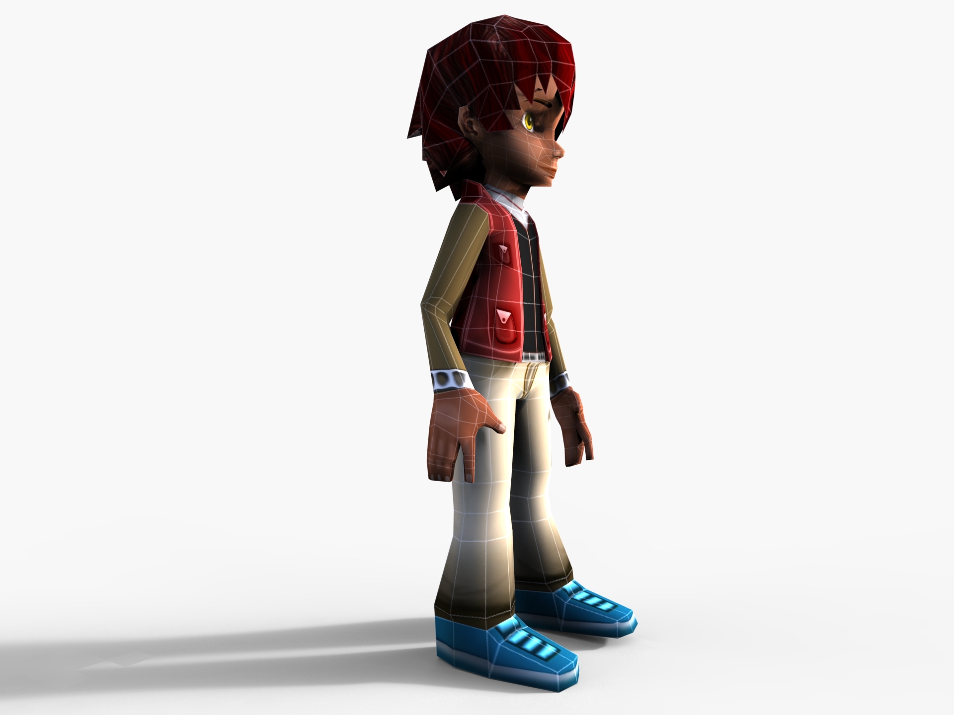 卡通男孩3d模型