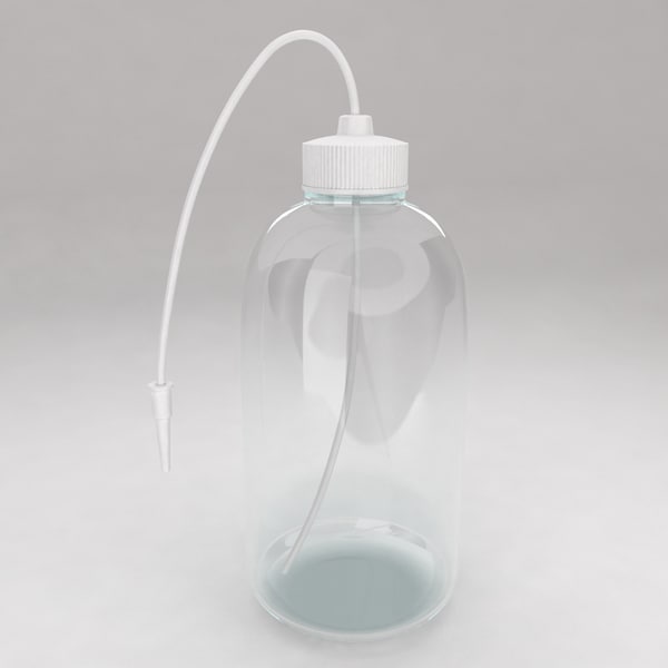 wash bottle chemistry lab 3d model