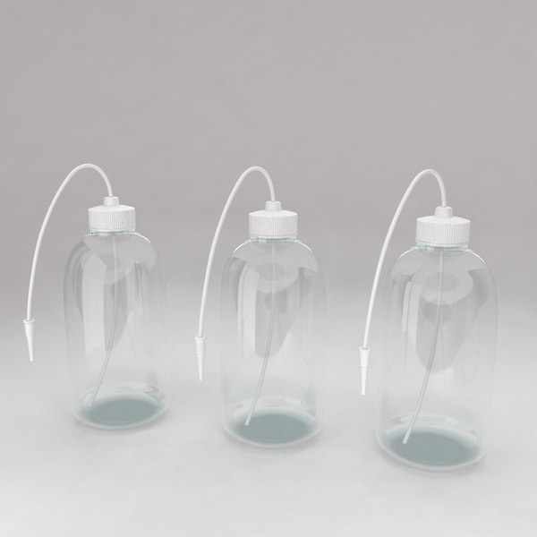 wash bottle chemistry lab 3d model