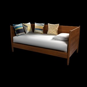 daybed mid-century west elm obj