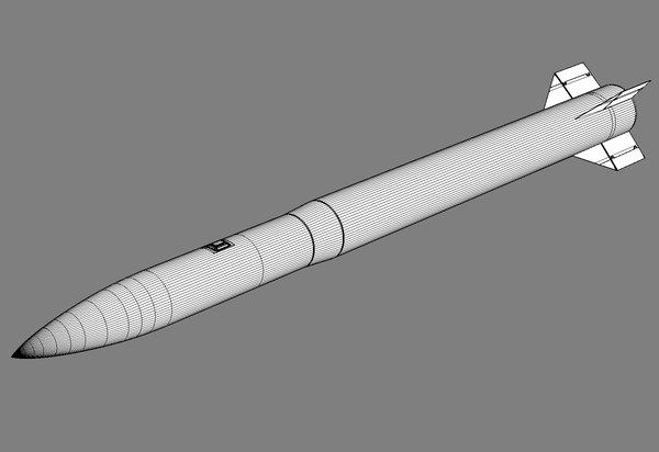 3d model 5v55 missiles