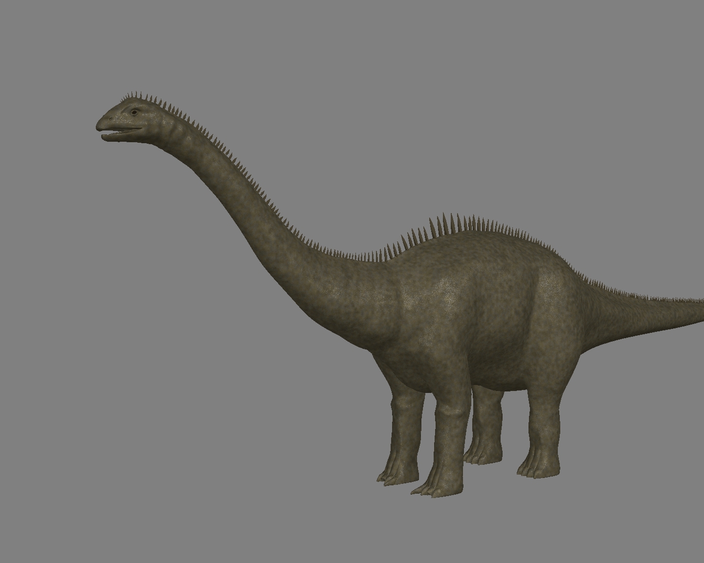 dinosaur apatosaurus isanosaurus 3d model