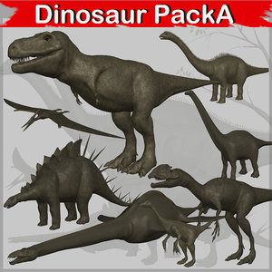 dinosaur apatosaurus isanosaurus 3d model