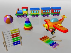 3d kit toys model