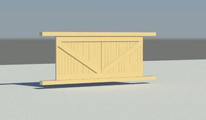 Barn Shed shutters REVIT