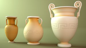 archaic vase 3d model