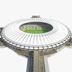 football stadium maracana 3d model