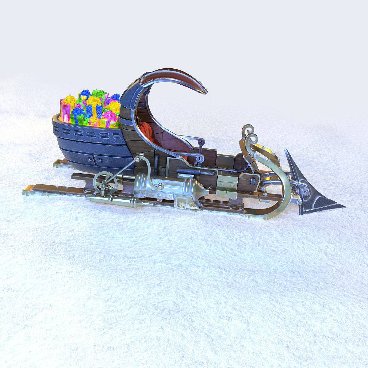 sleigh sledges sleds 3ds