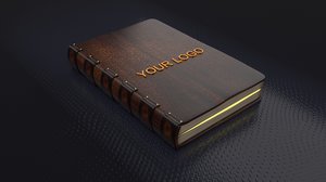 magic old book modeled 3d model