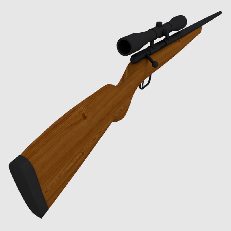 3d-model-hunting-rifle-rigged
