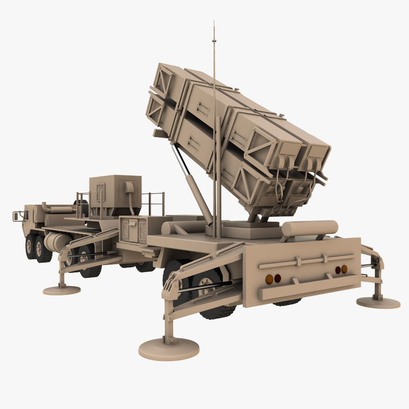 3d hemtt patriot model