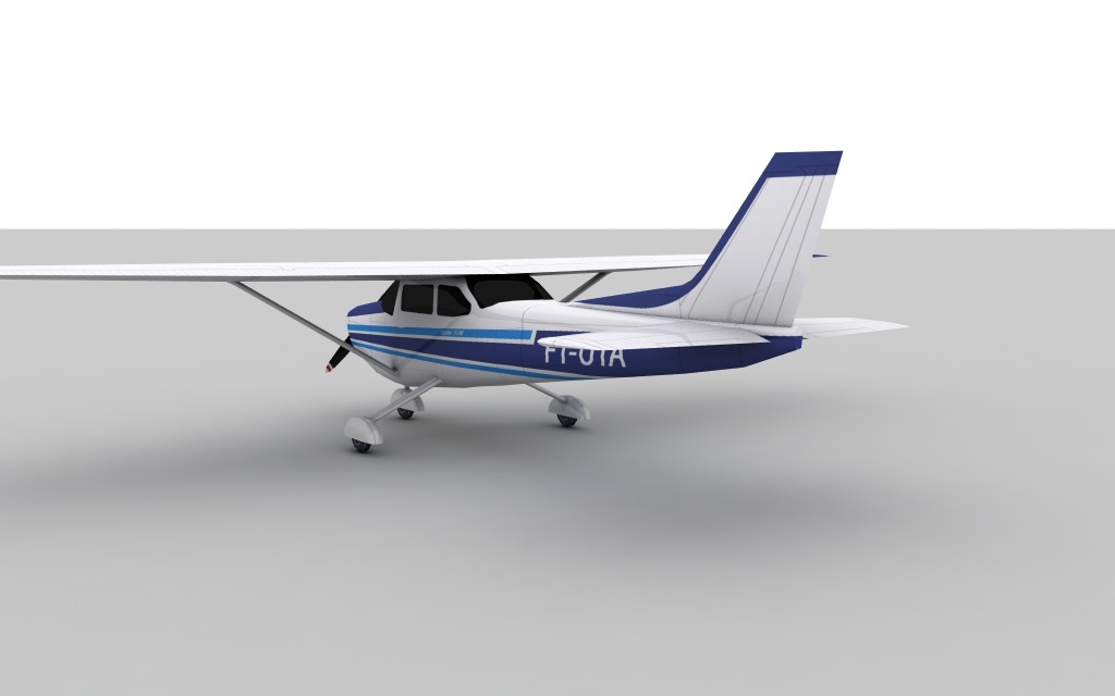 Cessna 172 3d Model