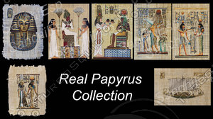 7x REAL PAPYRUS COLLECTION