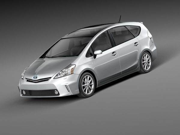 Toyota Prius V 2012 3d Modell Turbosquid 658562