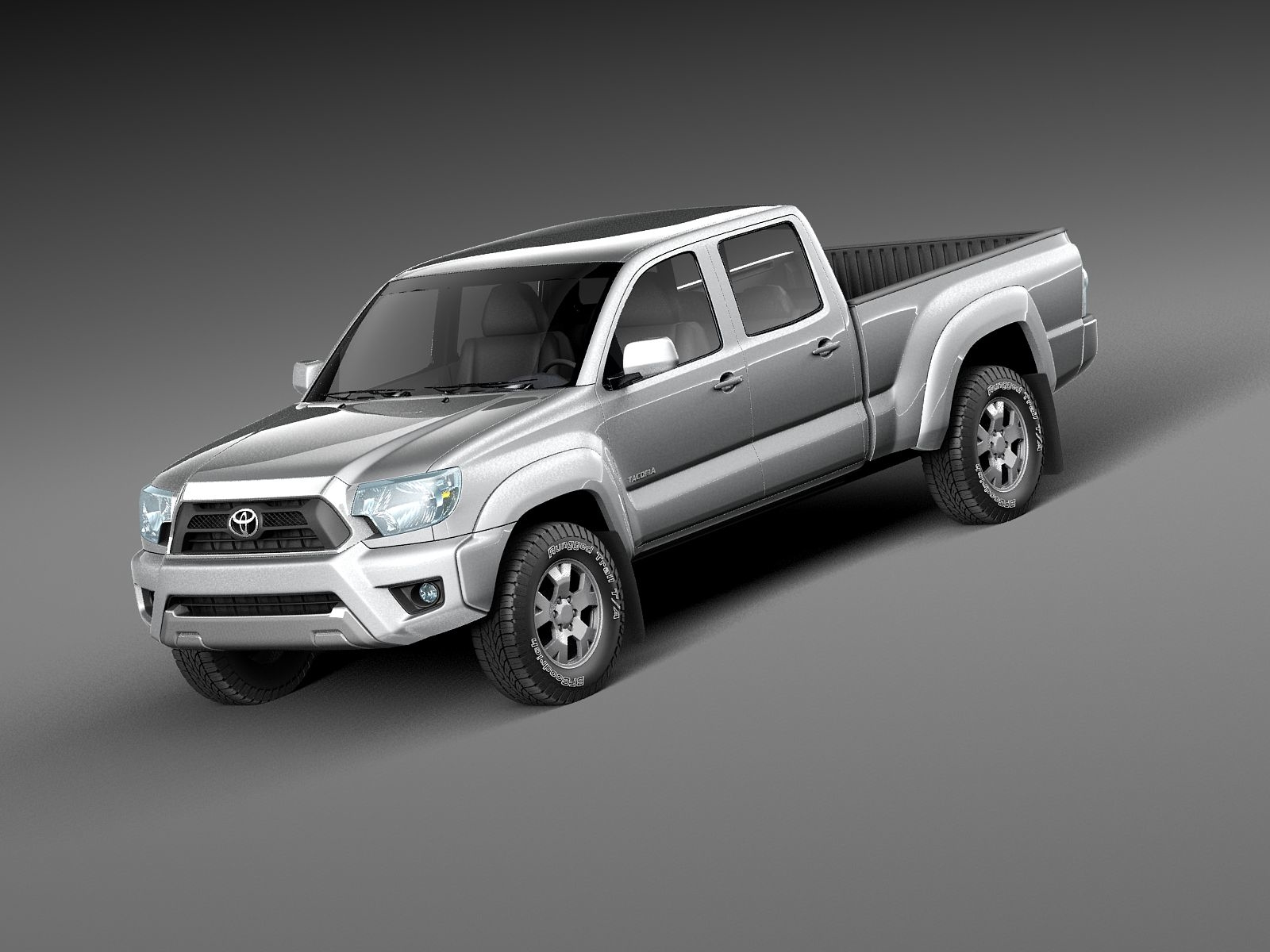 3d model toyota tacoma double cab