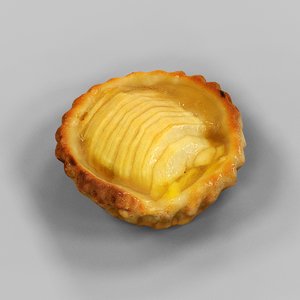3d model apple pie