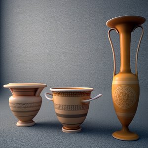 archaic vase 3d model
