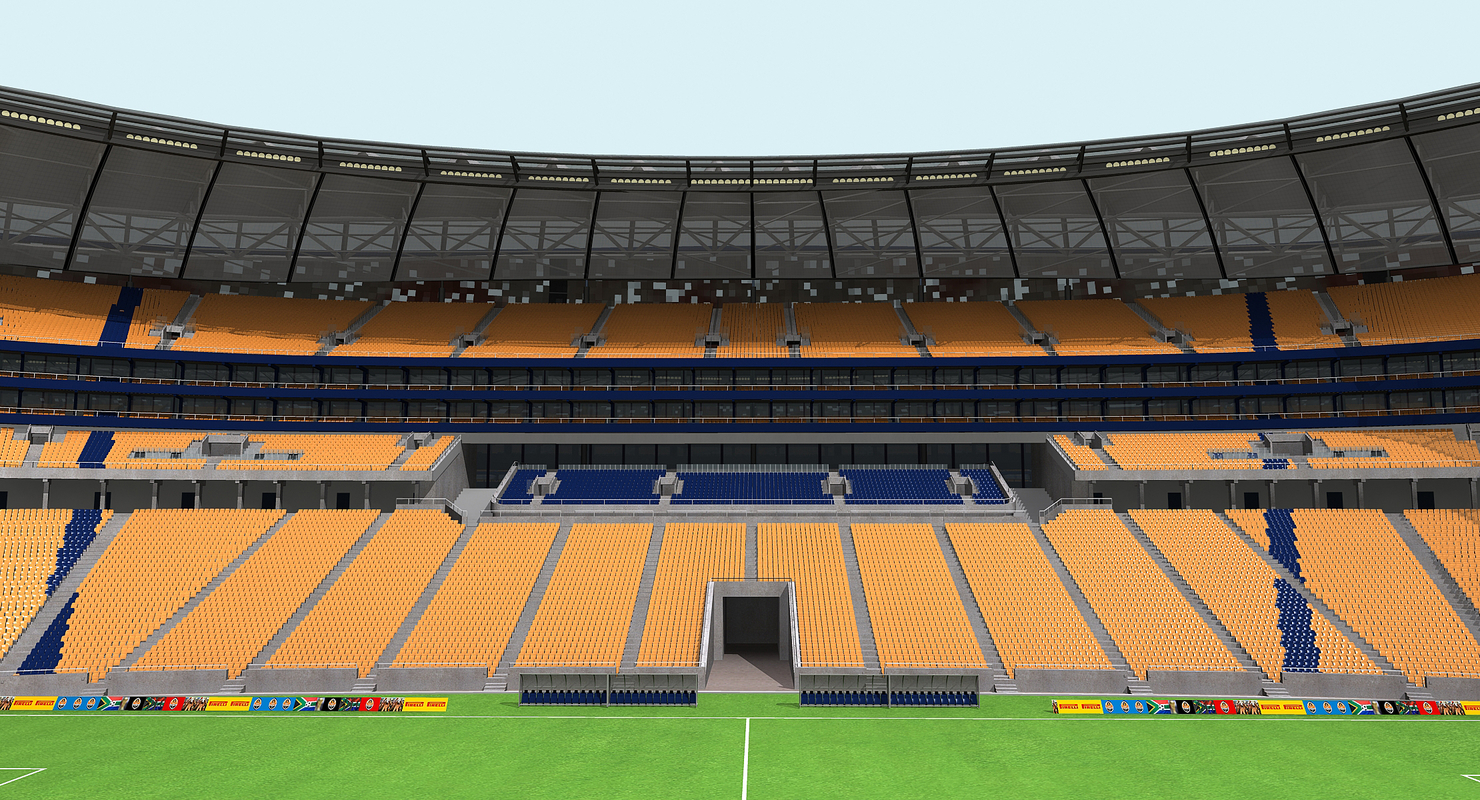 3d soccer city stadium