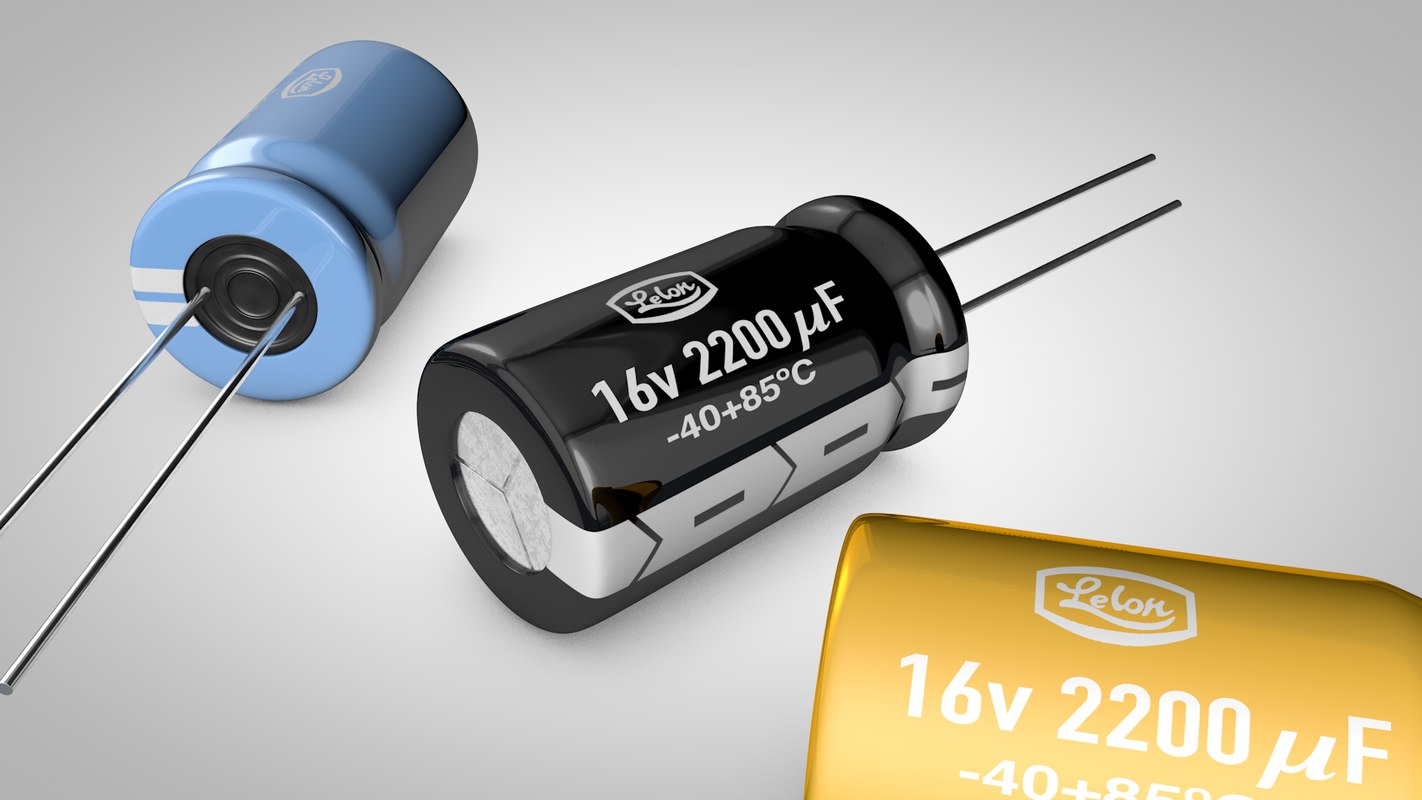 capacitor 3d model