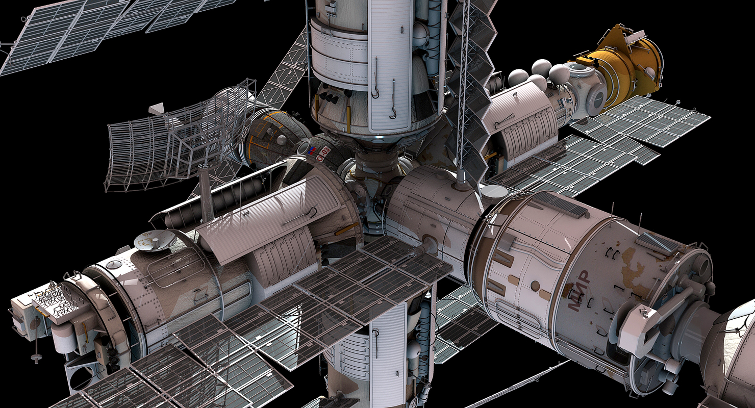 Космическая станция 3d. Космическая станция мир. Space Station 3д. Paper model Space Station.