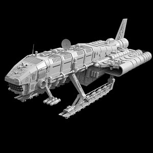 3d space cruiser 02