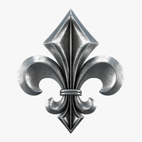 3d fleur lis