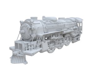 3d 3ds train engine