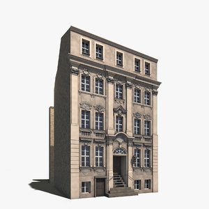 3d model of residential house berlin kleine