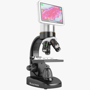 celestron lcd microscope 3d model