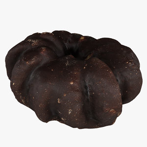 chocolate donut 3d model
