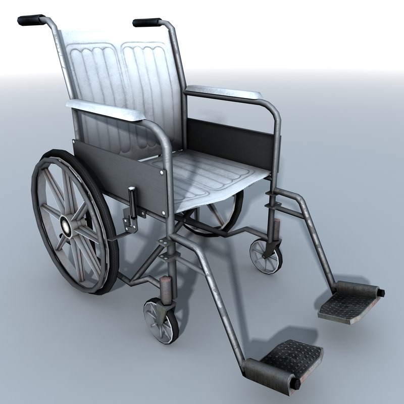3d model wheelchair chair