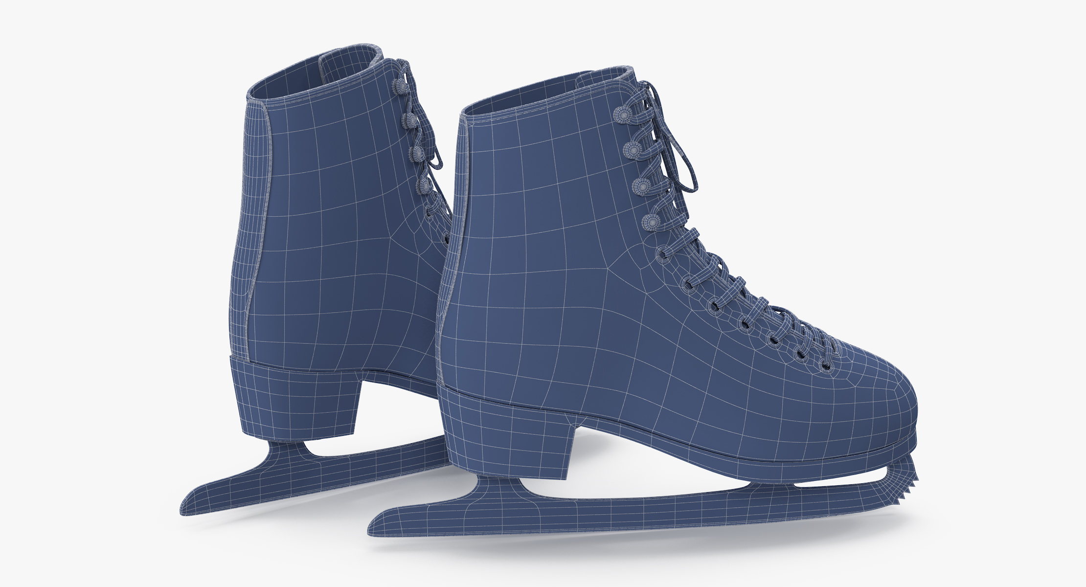 ice skates 3d model