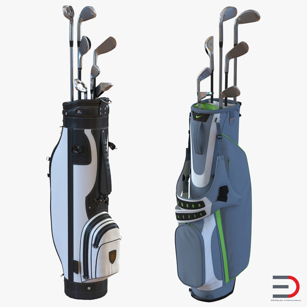 3d model golf bags 2