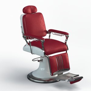 3d model barber chair legacy