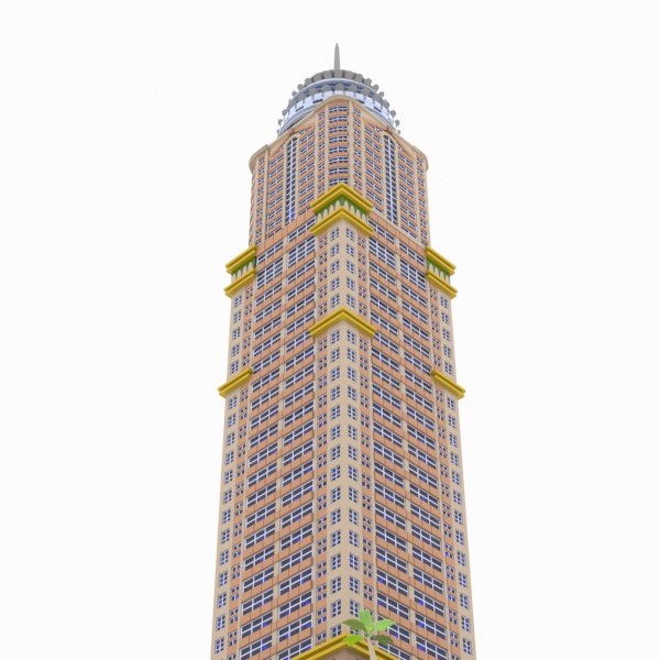 cartoon skyscraper toon 3d 3ds