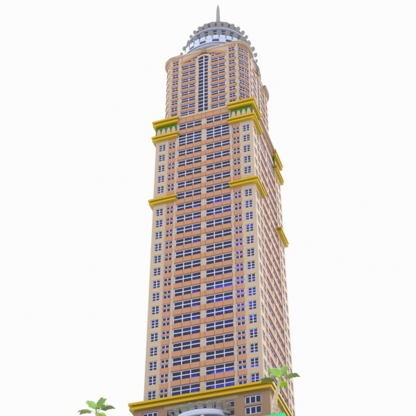 cartoon skyscraper toon 3d 3ds