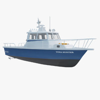 motor yacht 3d model