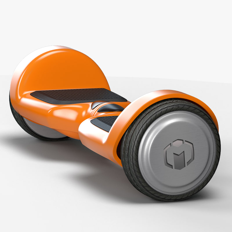 selfbalancing twowheeled board 3d model