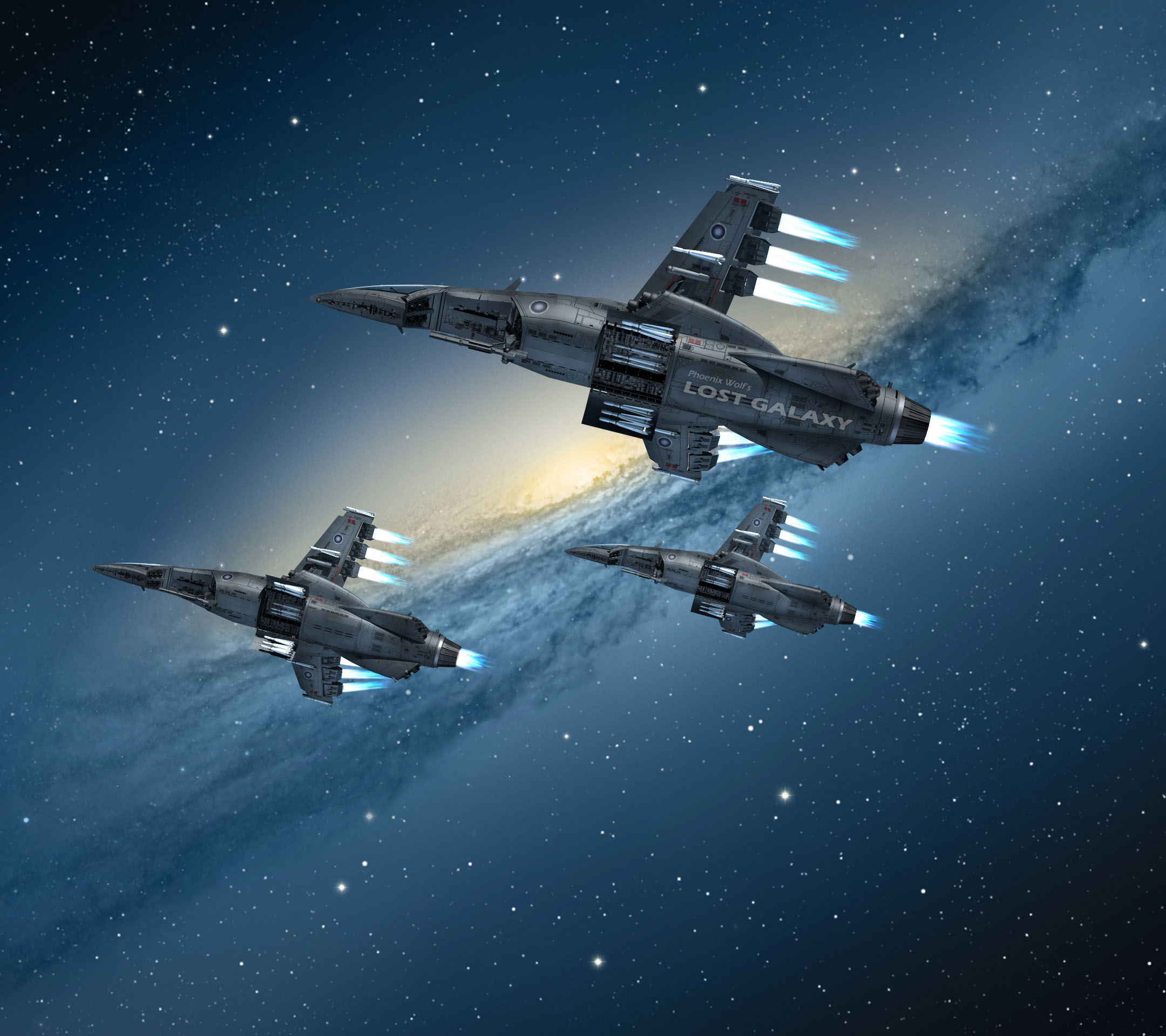 大黄蜂航空航天战斗机3d模型