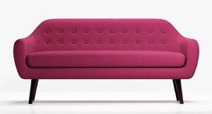 3d sofa ritchie purple model