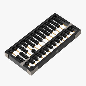 3d model abacus