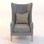 3d max jackson wing chair