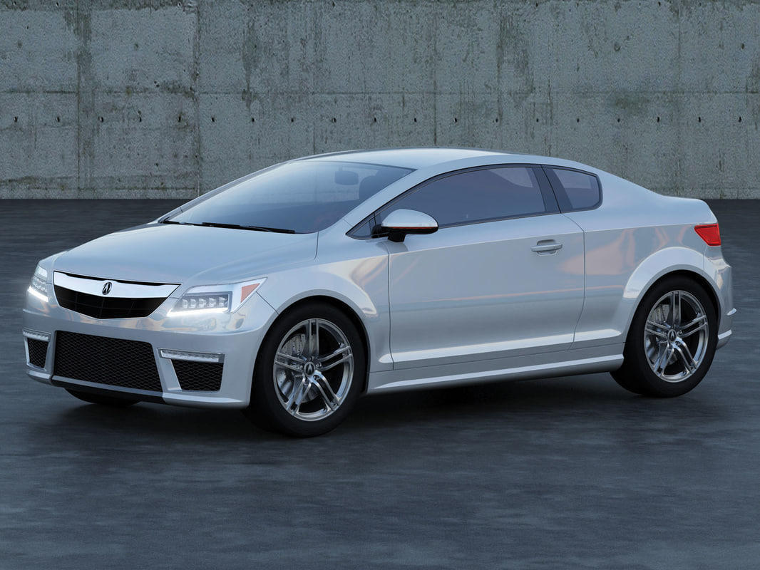 acura coupe概念a13d模型