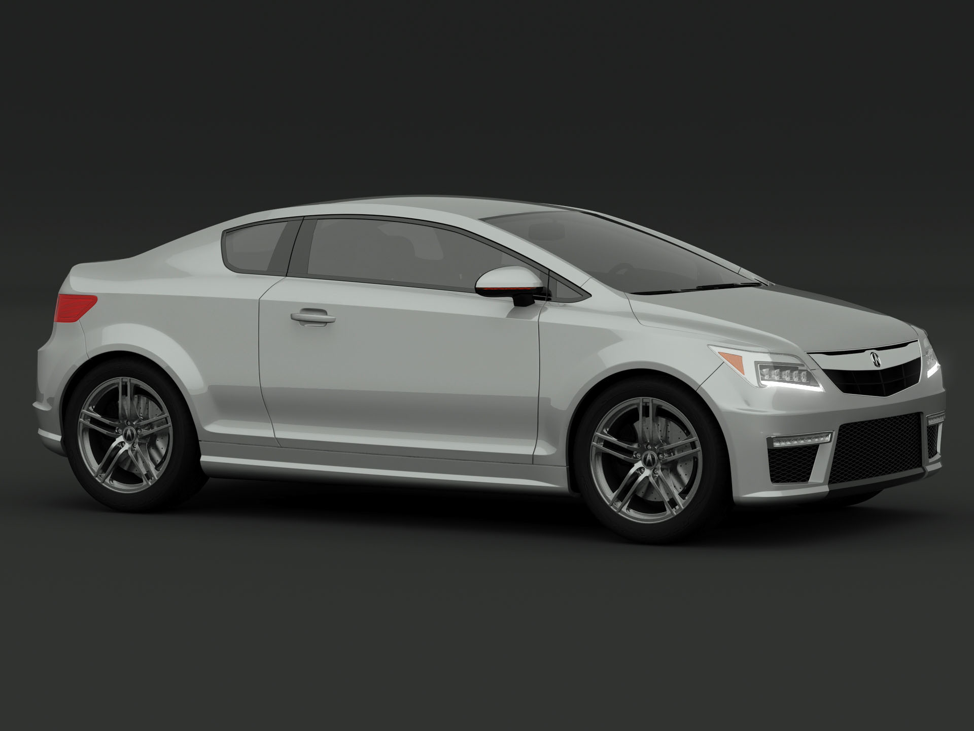 acura coupe概念a13d模型