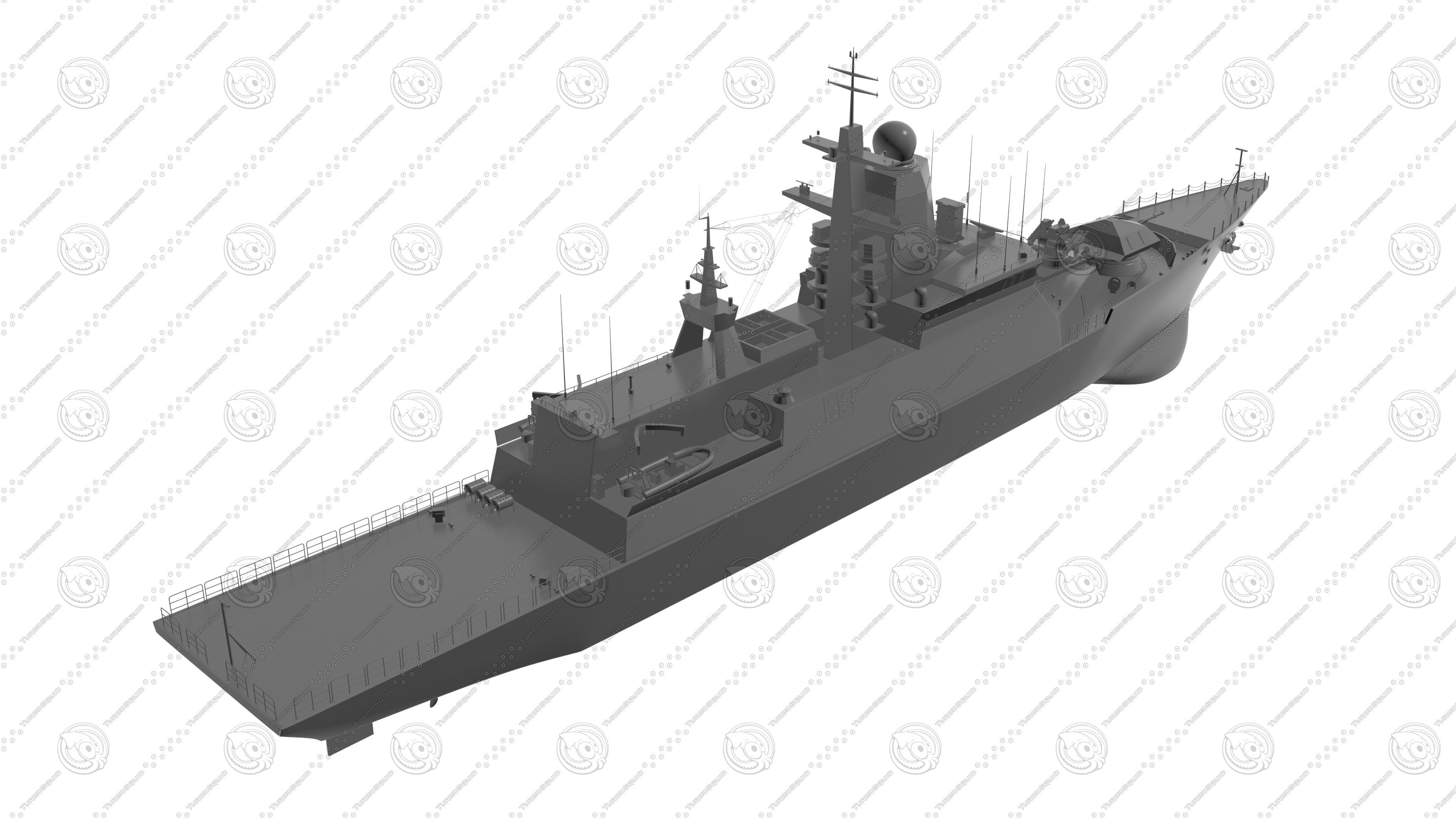 Russische Korvette der SteregushchyKlasse [530] 3DModell TurboSquid