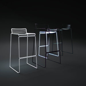 3d model hay-hee-bar-stool