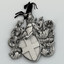 3d model decorative coat arms