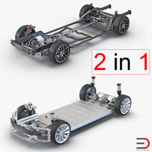 chassis s 3d obj